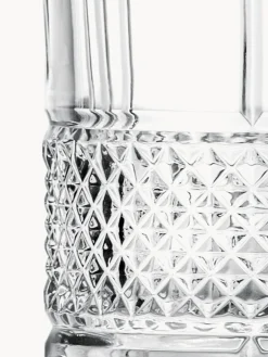 Sale Vasos de cristal con relieve Brillante, 6 uds. Copas De Cóctel|Vajillas Completas