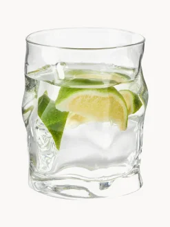 Sale Vasos de forma orgánica Sorgente, 6 uds. Vasos|Vajillas Completas