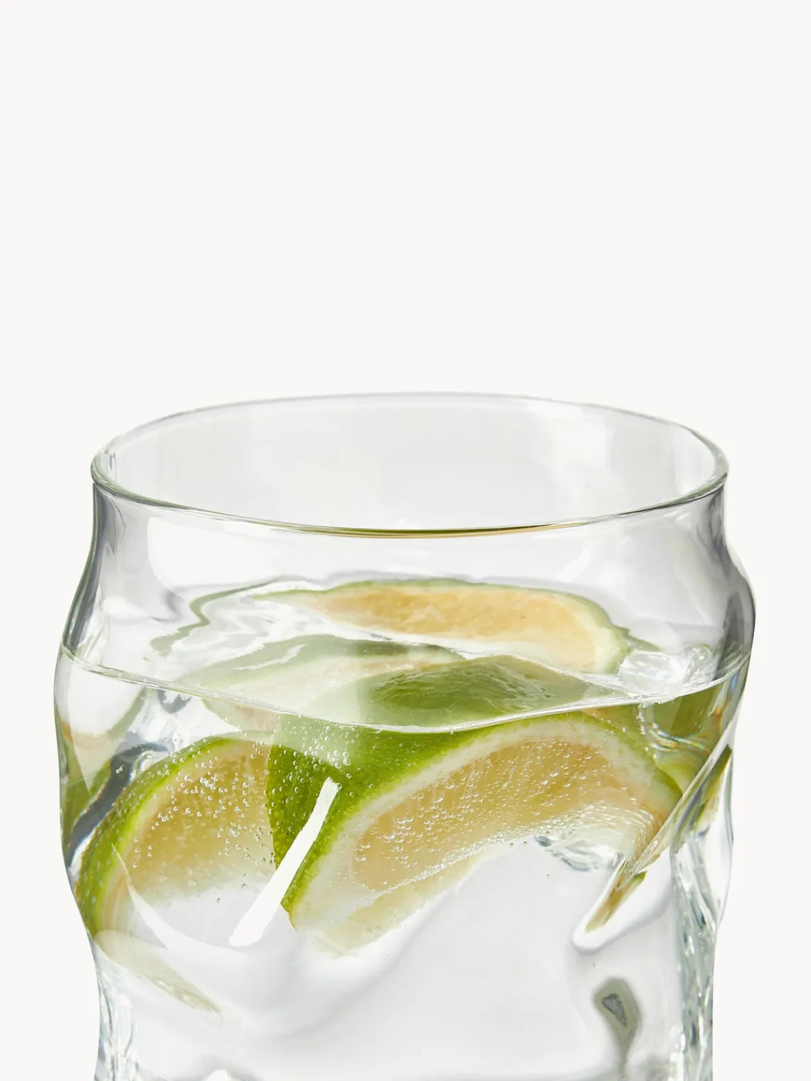 Sale Vasos de forma orgánica Sorgente, 6 uds. Vasos|Vajillas Completas