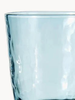 Clearance Vasos de vidrio soplado artesanalmente Hammered, 4 uds. Vasos|Vajillas Completas