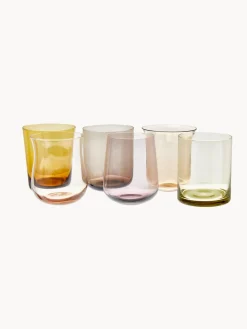 Vasos|Vajillas Completas></noscript>Bitossi Home Vasos de vidrio soplado Desiguale, 6 uds., tamaños y colores diferentes