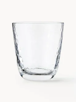 Menaje De Mesa>Broste Copenhagen Vasos de vidrio soplado Hammered, 4 uds.