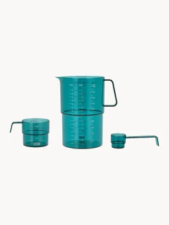 Utensilios De Cocina>Rosti Vasos medidores con cuchara Mensura, 3 pzas. Turquesa transparente