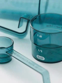 Utensilios De Cocina></noscript>Rosti Vasos medidores con cuchara Mensura, 3 pzas. Turquesa transparente
