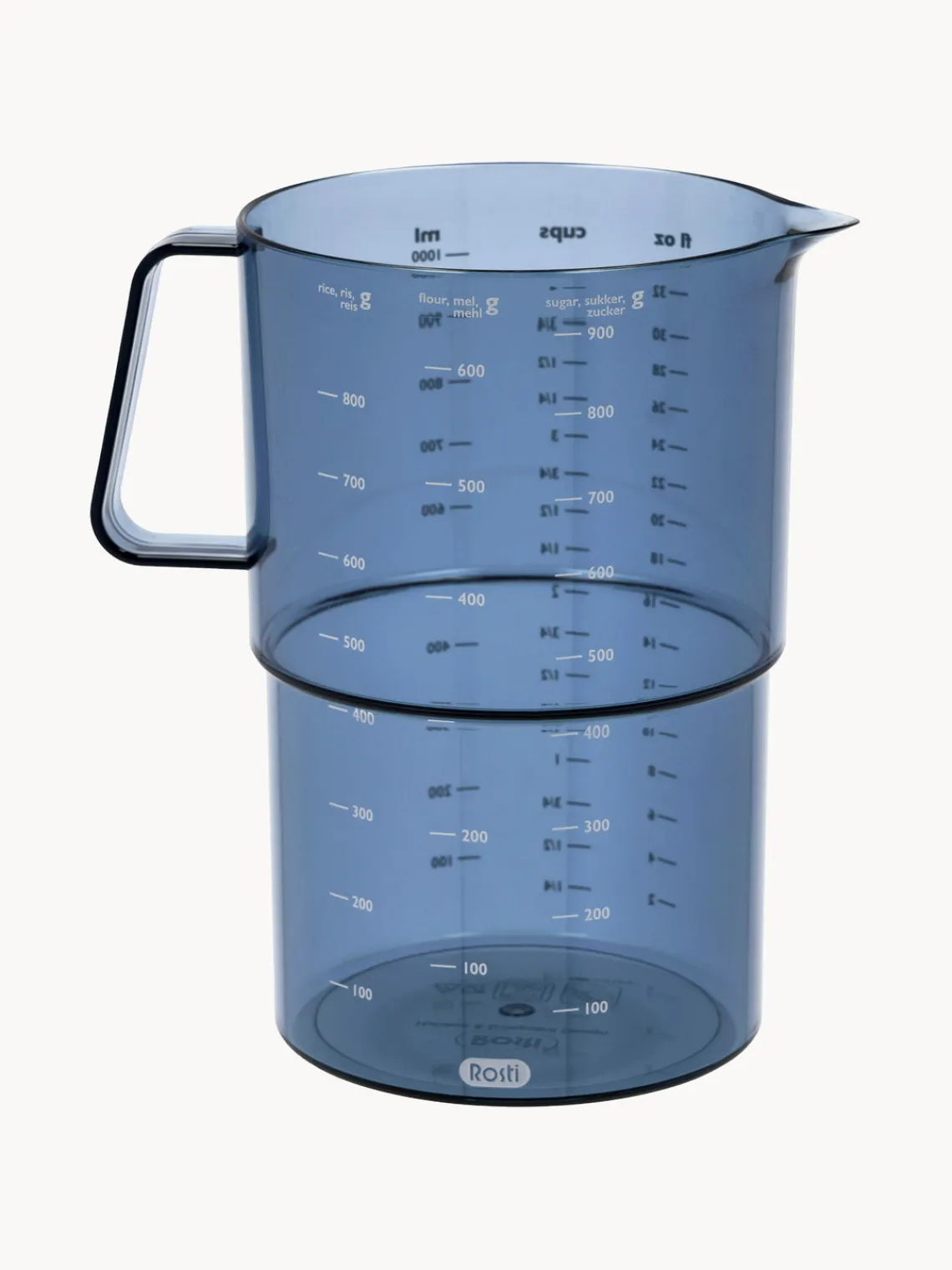 Utensilios De Cocina>Rosti Vasos medidores con cuchara Mensura, 3 pzas. Azul transparente