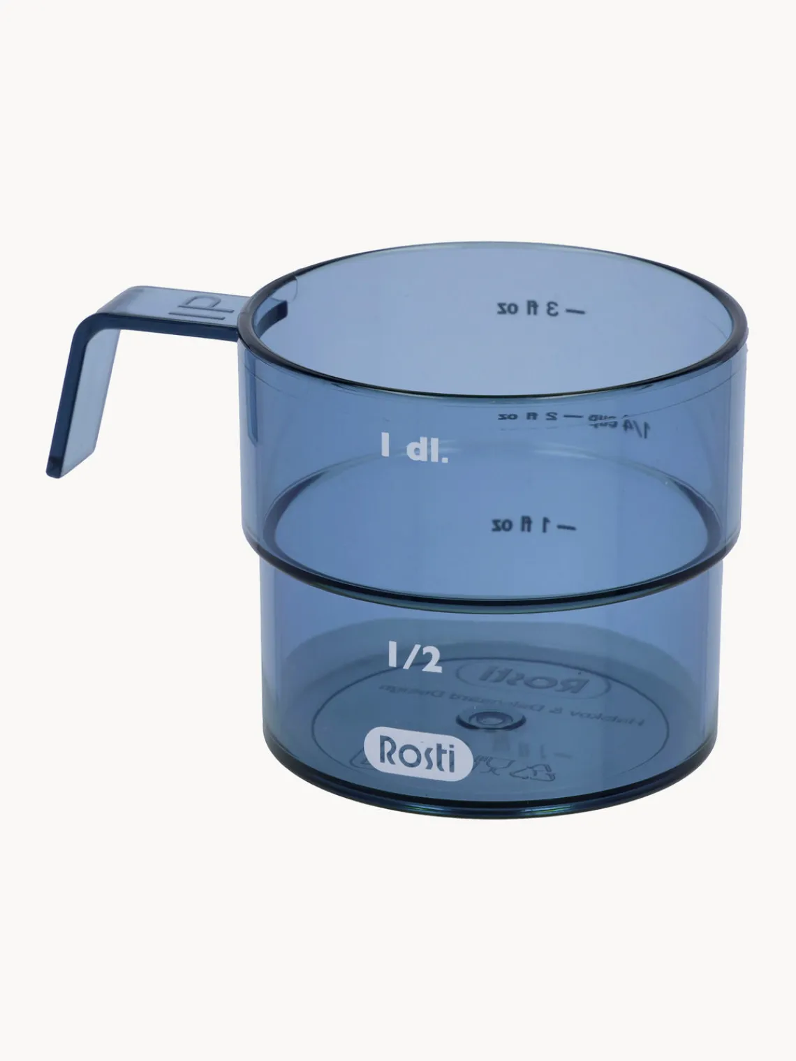 Utensilios De Cocina>Rosti Vasos medidores con cuchara Mensura, 3 pzas. Azul transparente