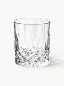 Sale Vasos old fashioned con relieve de cristal George, 4 uds. Vasos|Vajillas Completas