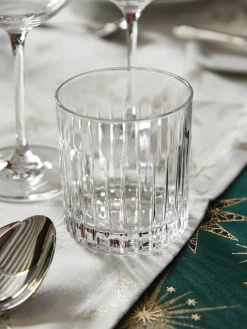 Copas De Cóctel|Vajillas Completas></noscript>RCR Vasos old fashioned de cristal con relive Timeless, 6 uds.