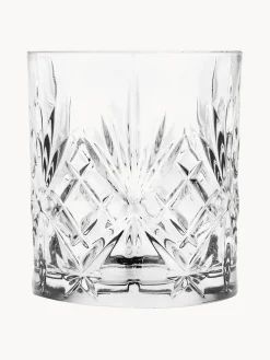 Vasos old fashioned de cristal con relieve Bichiera, 4 uds. Copas De Cóctel|Vajillas Completas