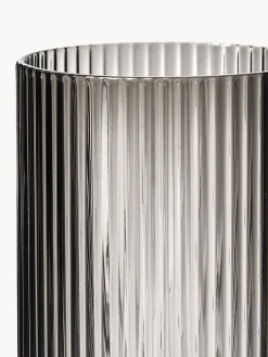 New Vasos pequeños soplados con relieves Ripple, 4 uds. Copas De Cóctel|Vajillas Completas