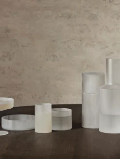 Outlet Vasos pequeños soplados con relieves Ripple, 4 uds. Copas De Cóctel|Vajillas Completas