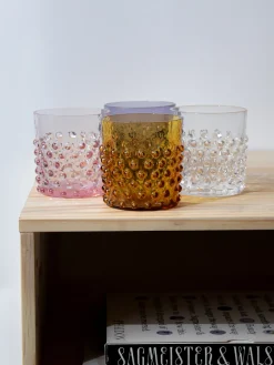 Vasos soplados artesanalmente Hobnail (2 uds.) Vajillas Completas|Menaje De Mesa