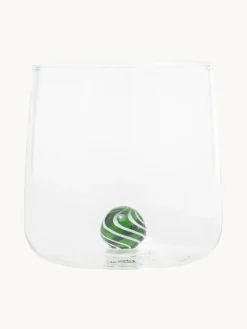 Vajillas Completas|Menaje De Mesa>Zafferano Vasos soplados Bilia Candy, 4 uds. Transparente, verde, blanco
