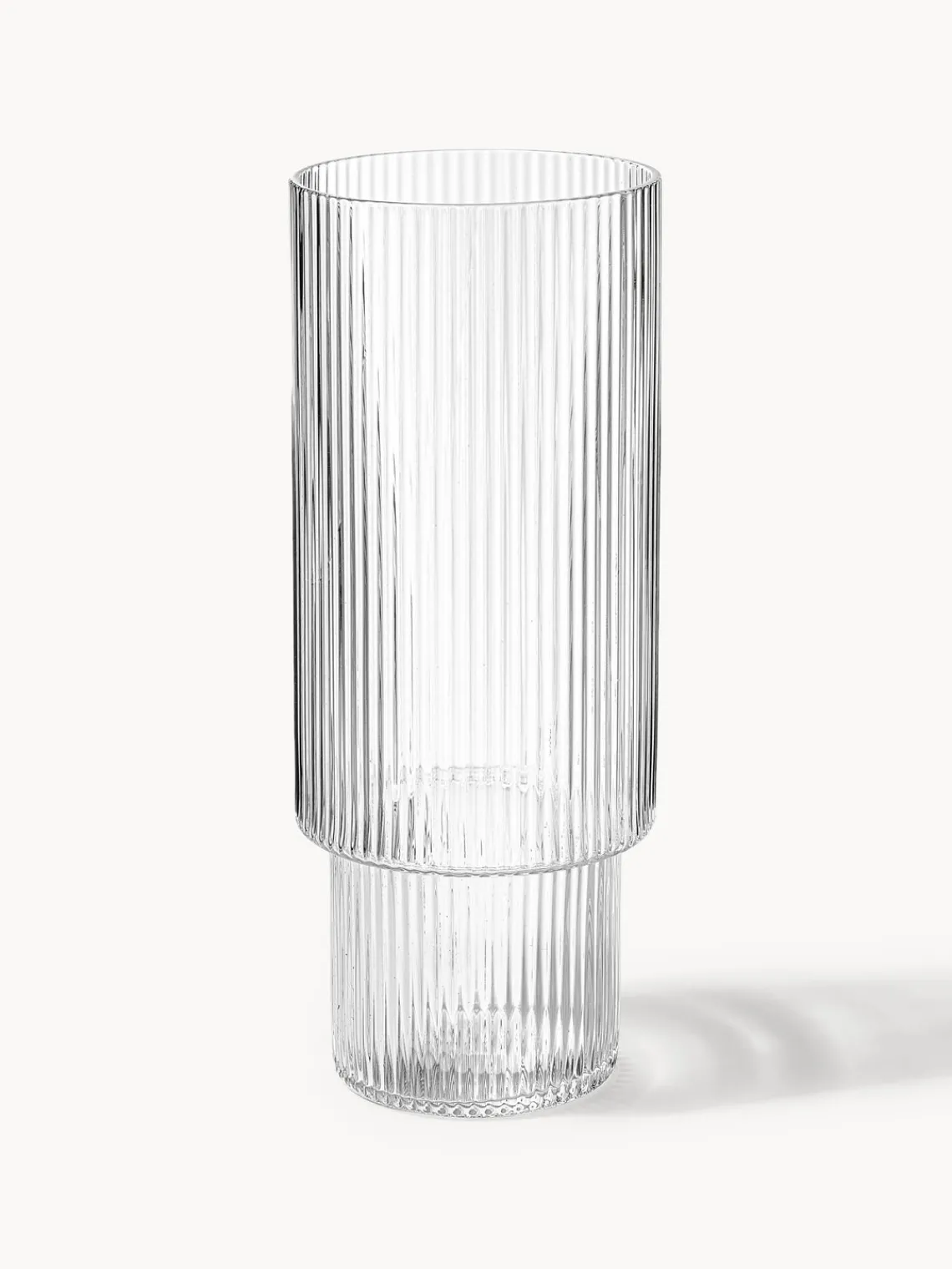 Sale Vasos soplados con relieves Ripple, 4 uds. Copas De Cóctel|Vajillas Completas