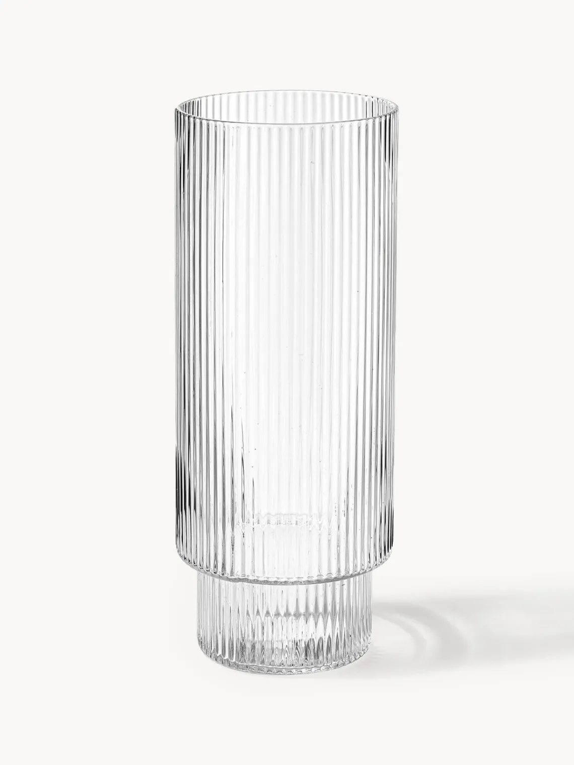 Sale Vasos soplados con relieves Ripple, 4 uds. Copas De Cóctel|Vajillas Completas