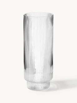 Sale Vasos soplados con relieves Ripple, 4 uds. Copas De Cóctel|Vajillas Completas