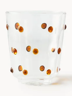 Vasos|Vajillas Completas>POLSPOTTEN Vasos soplados de vidrio borosilicato Nob, 2 uds. Transparente, marrón claro