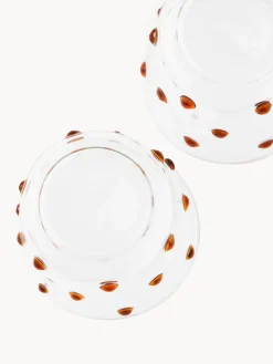 Vasos|Vajillas Completas></noscript>POLSPOTTEN Vasos soplados de vidrio borosilicato Nob, 2 uds. Transparente, marrón claro