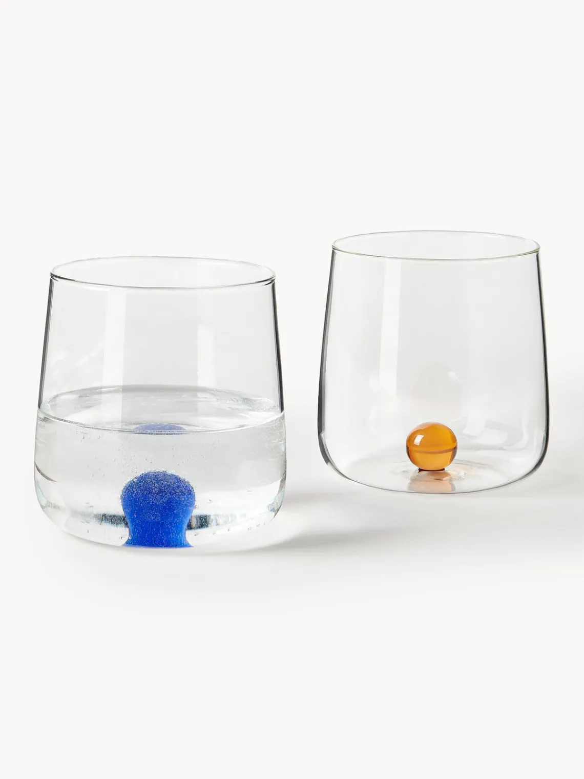 Vasos|Vajillas Completas>Zafferano Vasos soplados de vidrio borosilicato Bilia, 6 uds.