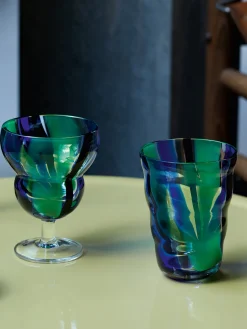 Online Vasos soplados Folk, 2 uds. Vasos|Vajillas Completas