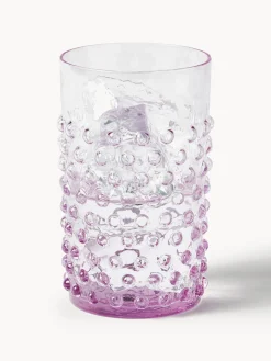 Vasos|Vajillas Completas></noscript>ANNA VON LIPA Vasos soplados Hobnail, 6 uds. Lila transparente