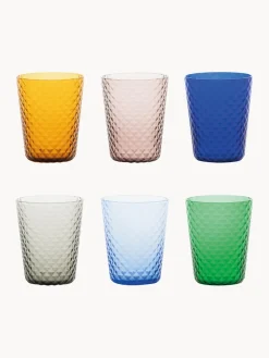 Vasos|Vajillas Completas>Zafferano Vasos soplados Isolano, 6 uds.