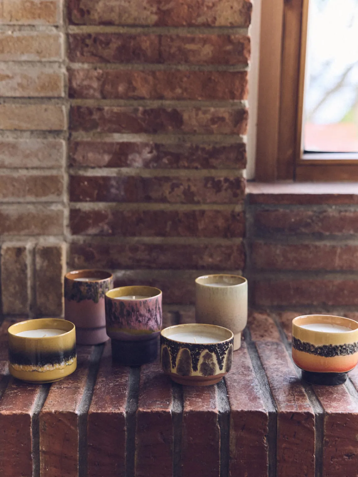 Velas Perfumadas|Jarrones>HKLIVING Vela aromática artesanal 70's (cítricos, manzana y pan de jengibre)