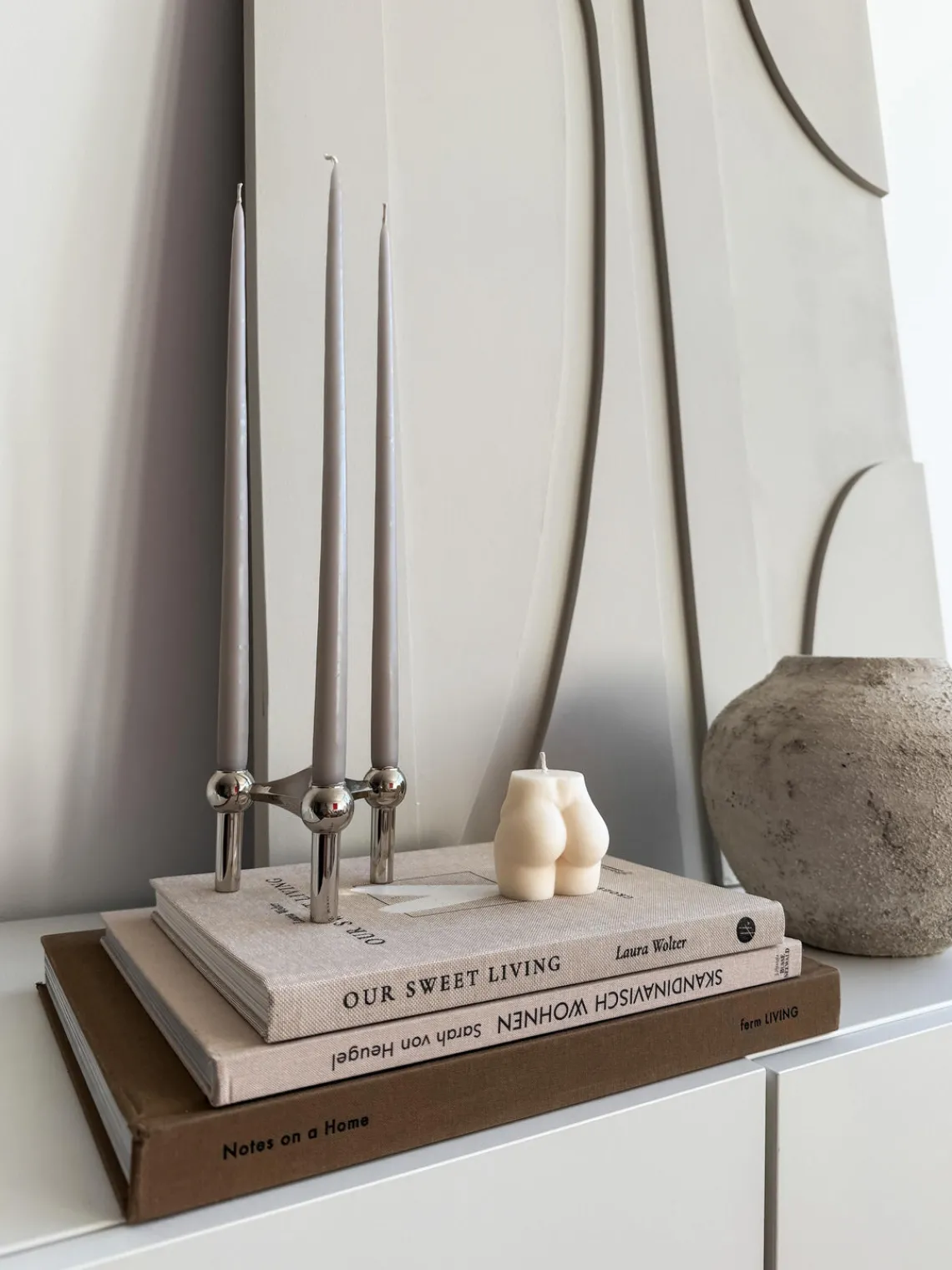 Velas Decorativas|Jarrones>Noma Studio Vela artesanal de diseño Peachy