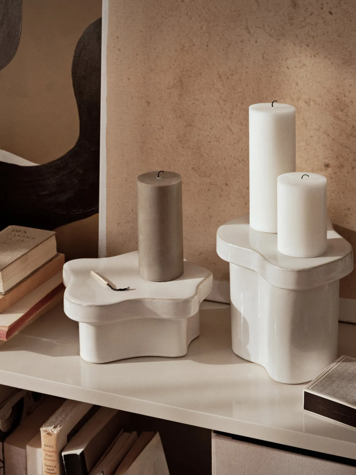 Velas Decorativas|Jarrones>Broste Copenhagen Vela Eco Greige