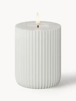 Velas Led|Velas Decorativas>Deluxe Homeart Vela LED artesanal Solid Stripe, 10 cm