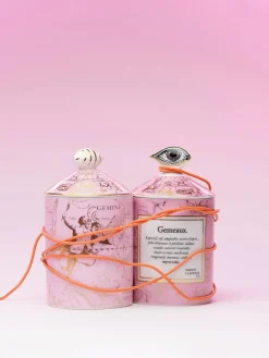 Sale Vela perfumada artesanal Gemini (lavanda, ciprés y madera de cedro) Velas Perfumadas|Jarrones