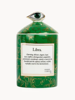Vela perfumada artesanal Libra (almizcle y flores) Velas Perfumadas|Jarrones