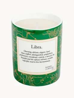 Vela perfumada artesanal Libra (almizcle y flores) Velas Perfumadas|Jarrones