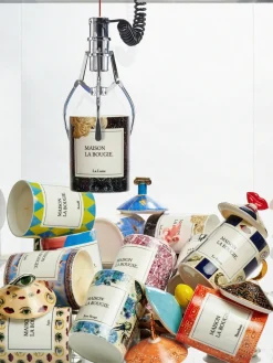 Vela perfumada artesanal La Lune (bergamota, limón e higo) Velas Perfumadas|Jarrones