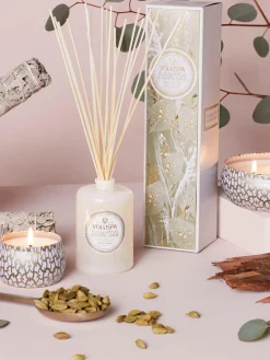 Online Vela perfumada artesanal Maison Blanc (eucalipto, cardamomo, salvia y corteza de hinoki) Velas Perfumadas|Jarrones