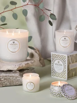 Online Vela perfumada artesanal Maison Blanc (eucalipto, cardamomo, salvia y corteza de hinoki) Velas Perfumadas|Jarrones