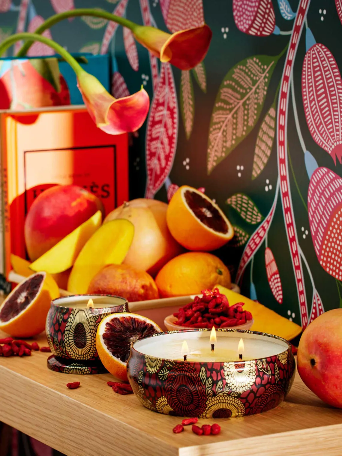 Outlet Vela perfumada artesanal de tres mechas Japonica Collection Velas Perfumadas|Jarrones