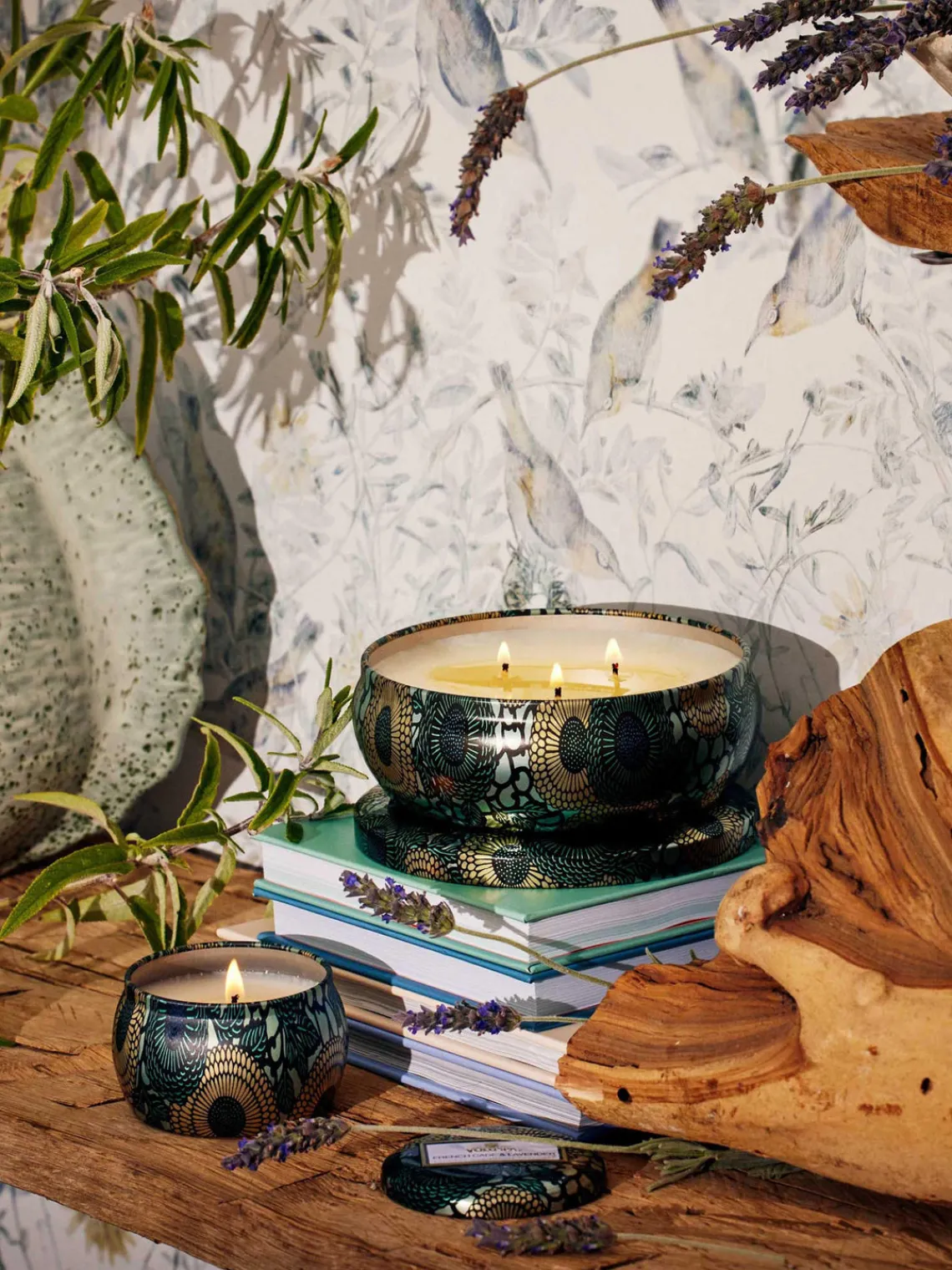 Sale Vela perfumada artesanal Japonica Collection (madera de cacao, verbena y lavanda) Velas Perfumadas|Jarrones