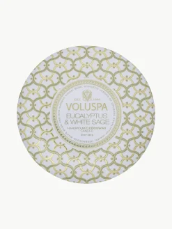 Online Vela perfumada artesanal de tres mechas Maison Blanc (eucalipto, cardamomo, salvia y corteza de hinoki) Velas Perfumadas|Jarrones