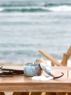 Discount Vela perfumada artesanal California Summers (sal marina, vainilla cálida, madera de teca) Velas Perfumadas|Jarrones