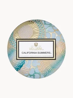 Discount Vela perfumada artesanal California Summers (sal marina, vainilla cálida, madera de teca) Velas Perfumadas|Jarrones