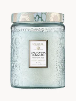 Velas Perfumadas|Jarrones>Voluspa Vela perfumada artesanal California Summers (sal marina, vainilla cálida, madera de teca)