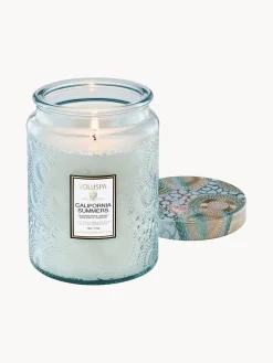 Velas Perfumadas|Jarrones></noscript>Voluspa Vela perfumada artesanal California Summers (sal marina, vainilla cálida, madera de teca)