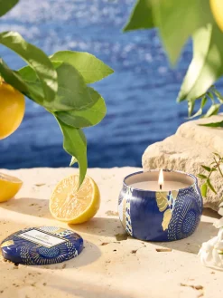 New Vela perfumada artesanal Mediterranean Lemon (limón, bergamota, jazmín y ámbar solar) Velas Perfumadas|Jarrones