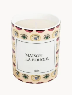 Velas Perfumadas|Jarrones></noscript>Maison La Bougie Vela perfumada Ayin (ámbar, tomillo & vainilla) Crema, rojo