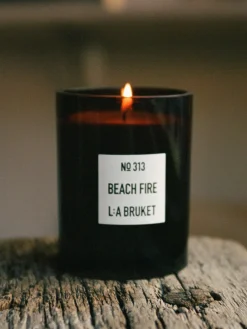 New Vela perfumada Beach Fire (Gaïac, madera ahumada) Velas Perfumadas|Jarrones