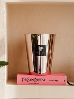 Velas Perfumadas|Jarrones>Baobab Vela perfumada de cuatro mechas Exclusives (ámbar, nuez moscada, vetiver) Ámbar, nuez moscada, vetiver