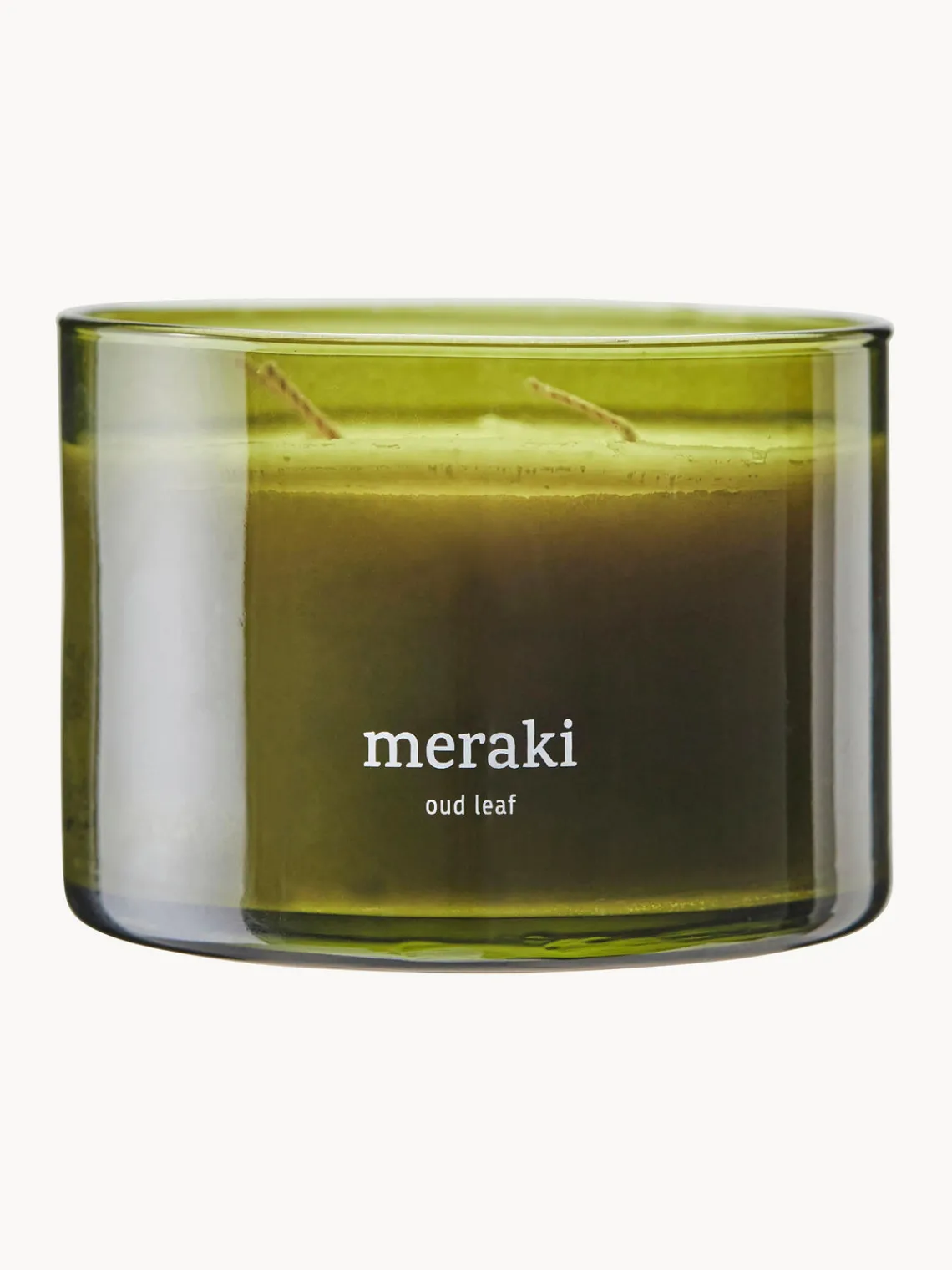 Vela perfumada de tres mechas Oud Leaf Velas Perfumadas|Jarrones