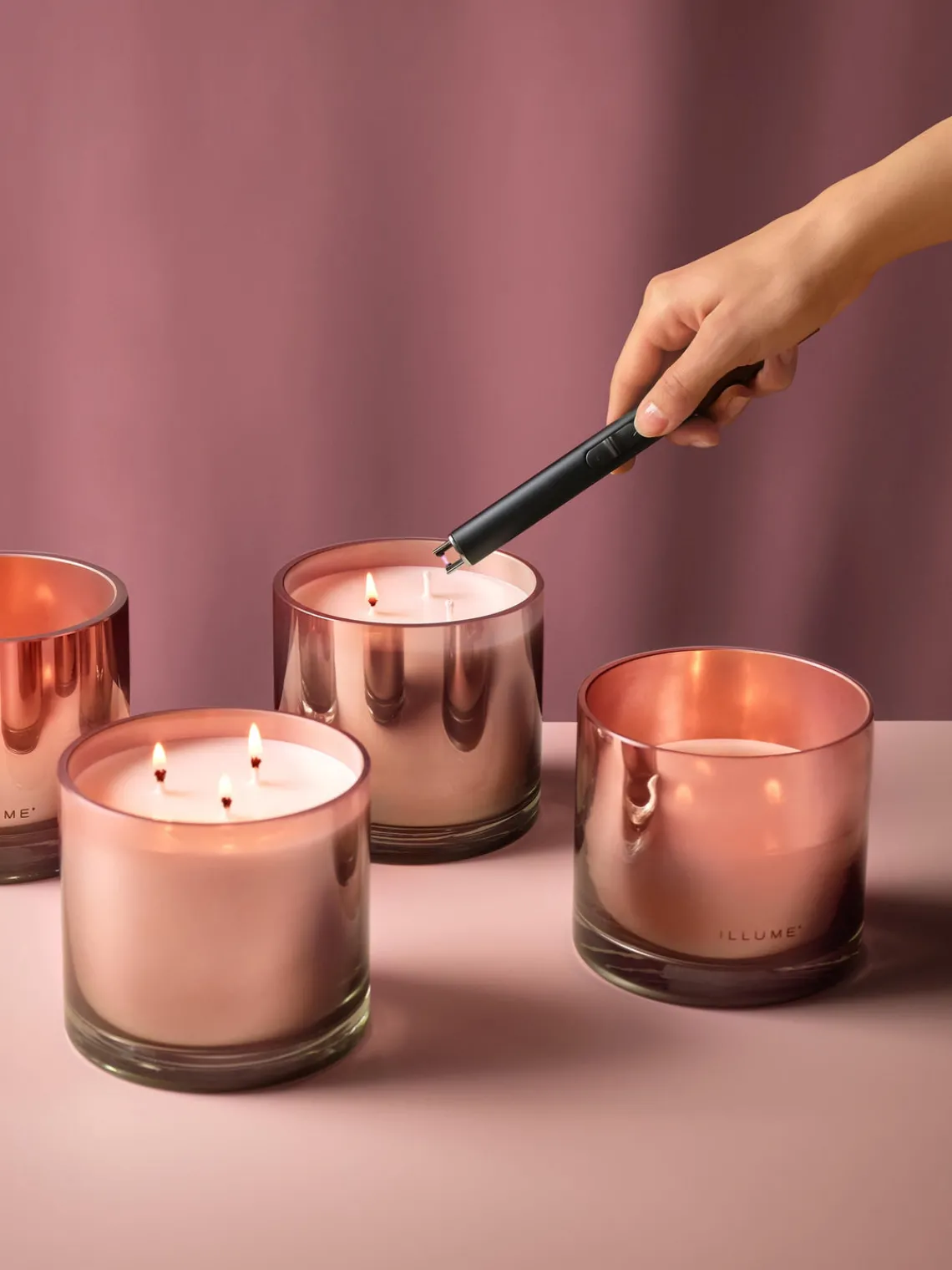 New Vela perfumada de tres mechas Statement Velas Perfumadas|Jarrones