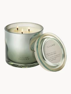 Velas Perfumadas|Jarrones></noscript>Bloomingville Vela perfumada de tres mechas Statement Jazmín y rocío marino salado
